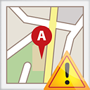 Map Warning - icon #191153 gratis