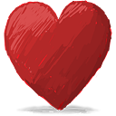 Red Heart - icon gratuit #193123 