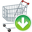 Shopping Cart Down - icon #197683 gratis