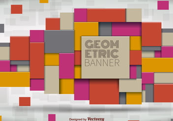 Geometrical Banner - vector #199223 gratis