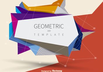 Geometric banner - vector gratuit #199233 