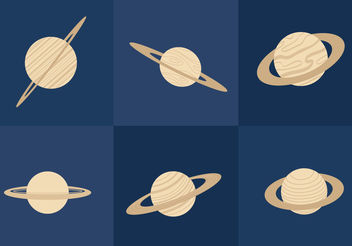 Saturn Planet - Free vector #200133