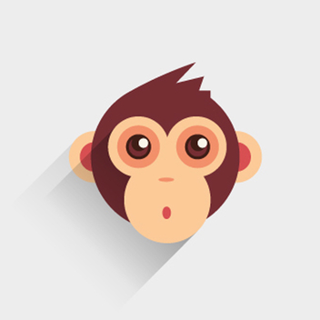 Free Vector Baby Monkey - Kostenloses vector #201803