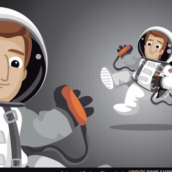 Free Astronaut Vector Cartoon - бесплатный vector #202243