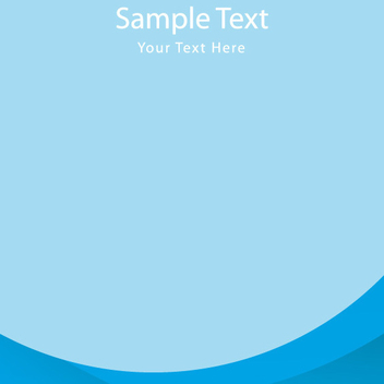 Simple Blue Background Vector - vector #202483 gratis
