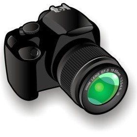 Camera Icon - Free vector #203023