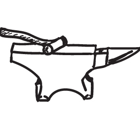 Hammer & Anvil (Hand Drawn) - Free vector #203563