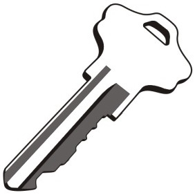 Key On A White Background - Free vector #205073