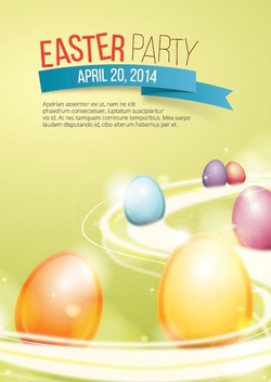 Easter Poster - vector gratuit #205743 