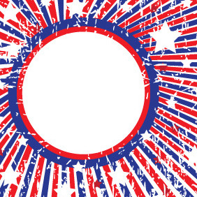 Fourth Of July Vector Grunge Banner - vector gratuit #206343 