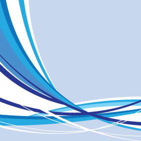 Blue Lines Card Design - Free vector #206913