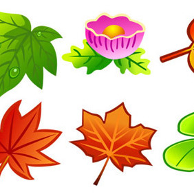 Free Vector Leaves - Kostenloses vector #206963
