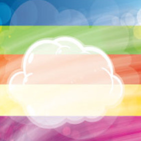 Transprent Clouds In Colored Vector - vector gratuit #207683 