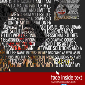 Face Inside Text Tutorial - бесплатный vector #207723