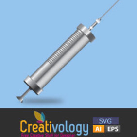 Free Vector Medical Syringe - vector gratuit #208913 