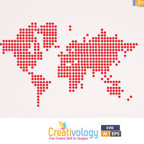 Free Vector World Map - Free vector #209383