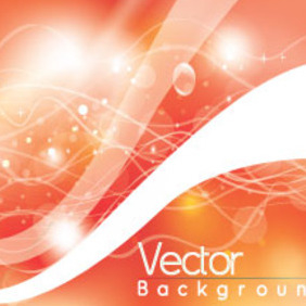 Great Orange Shinning Abstract Vector - vector gratuit #211553 