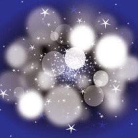 Dark Blue Blur Bubbles Vector Art - vector #213673 gratis