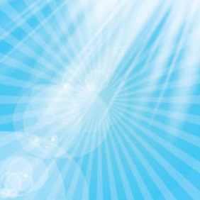 Abstract Blue Shinning Day Vector Background - Free vector #215233