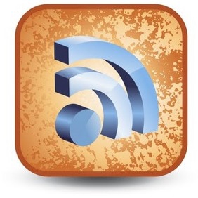 Grunge RSS Button - vector #215303 gratis
