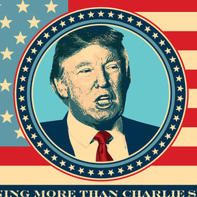 Donald Trump For President - Free vector #215963