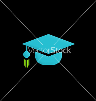 Free graduation hat education logo vector - vector #216583 gratis