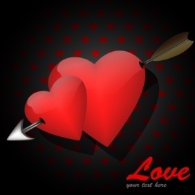Love Card (for Valentine's Day) - vector #217283 gratis