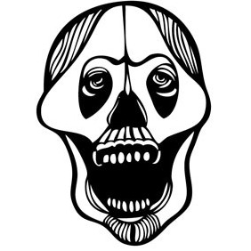 Free Abstract Skull - Kostenloses vector #218323