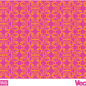 Seamless Floral Pattern - vector gratuit #219533 