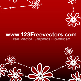 Vector Flower Background - 1 - Kostenloses vector #220423