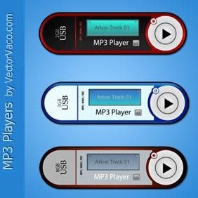 Vector Mp3 Player - Free vector #220983