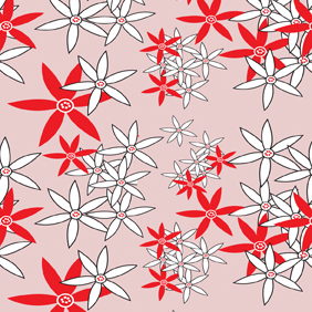 Vector Flower Pattern - vector gratuit #221033 