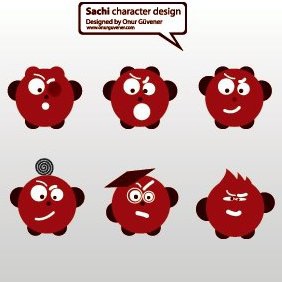 Sachi Vector Character - Free vector #222663