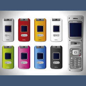 No 129 Vector Cell Phones By R - vector gratuit #224033 