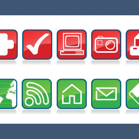 CraigSoup Glossy Icons - vector gratuit #224053 
