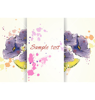 Free background with floral and butterflies vector - Free vector #224353