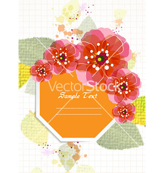 Free colorful floral vector - Free vector #224893