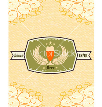 Free oktoberfest celebration with label vector - Free vector #225103