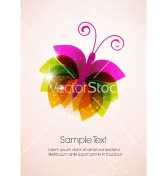 Free abstract butterfly vector - vector gratuit #225233 