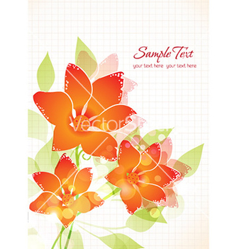 Free spring floral background vector - vector #225483 gratis