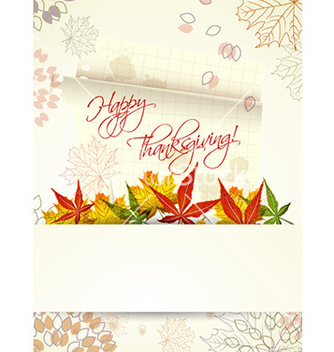 Free happy thanksgiving day with sticker vector - Free vector #225603