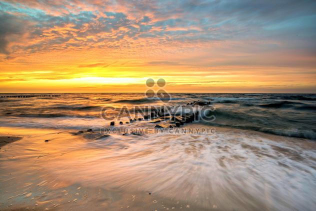 Sunset on a sea - Free image #271983