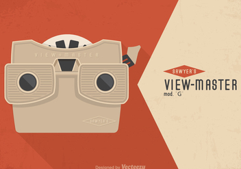 Free Vintage Viewmaster Vector Poster - Free vector #272363
