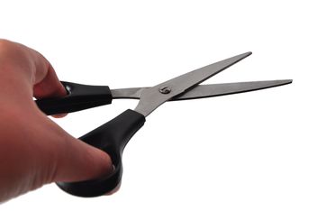 Scissors in a hand - image #273173 gratis