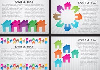 Home & Buildings Templates - Free vector #274403