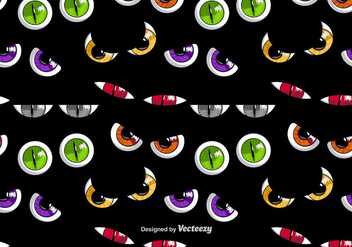 Scary colorful eyes - vector gratuit #274593 