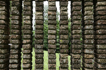 View through an Old Brick Wall - бесплатный image #276453