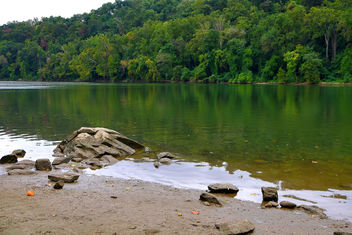 Potomac River at low tide in Early Autumn - Kostenloses image #294033