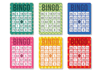 Bingo Card Vector - vector gratuit #298053 