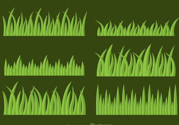Grass Vector Set - vector #303893 gratis
